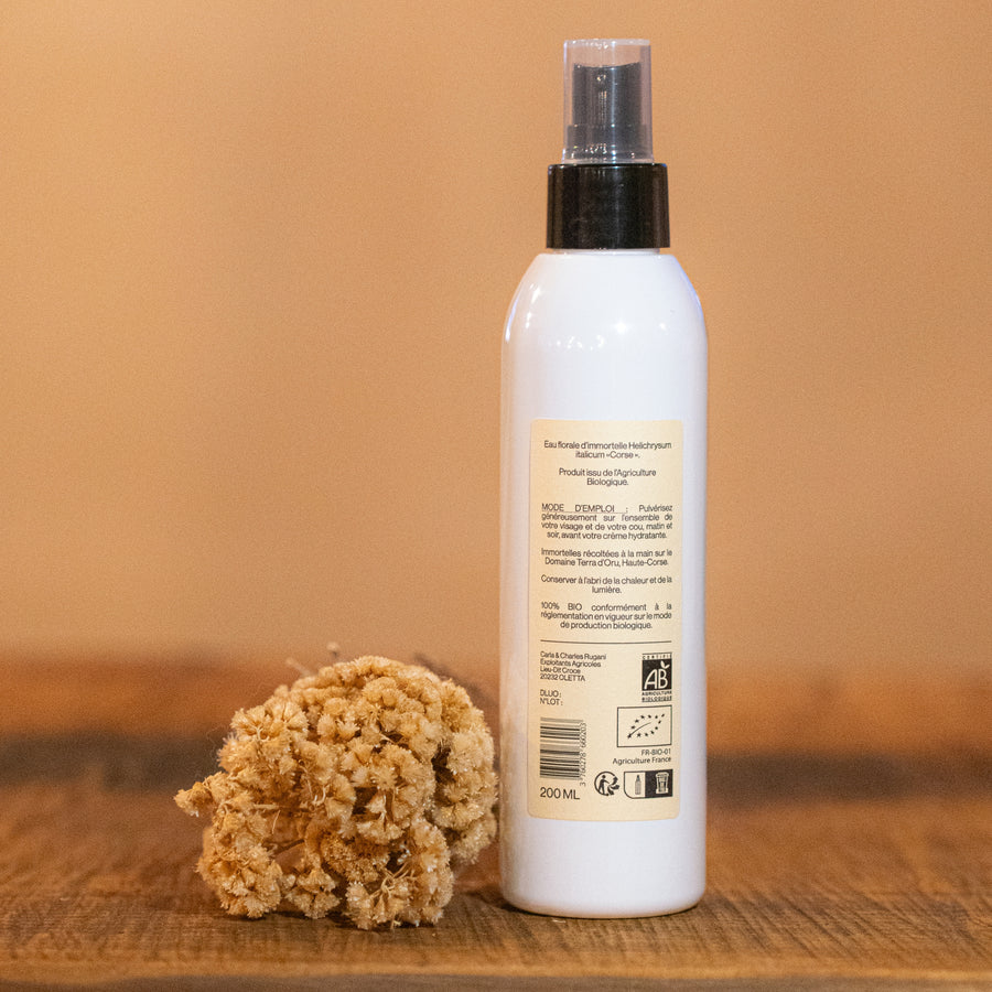 Eau florale d'immortelle BIO Corse