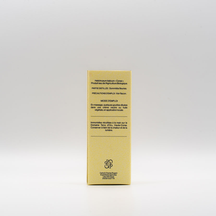Huile essentielle d'immortelle BIO Corse