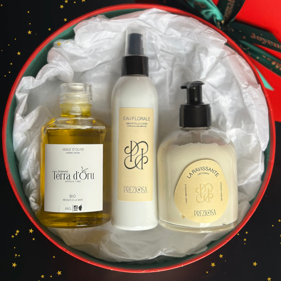 Coffret de Noël – Trésors de Corse (Édition Limitée) - Huile d'olive et cosmétiques