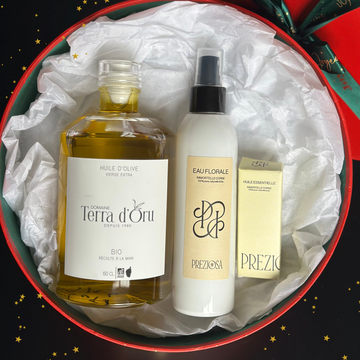 Coffret de Noël – Trésors de Corse (Édition Limitée) - Huile d'olive et duo Immortelle