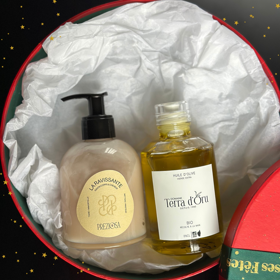Coffret de Noël – Trésors de Corse (Édition Limitée) - Huile d'olive et savon