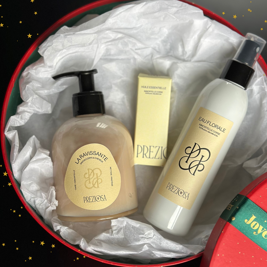 Coffret de Noël – Trésors de Corse (Édition Limitée) - Duo immortelle et cosmétique