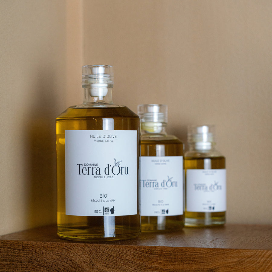 Bouteille de 50cl en verre - Huile d'olive BIO Corse