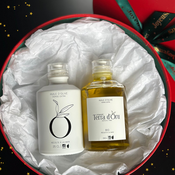Coffret de Noël – Trésors de Corse (Édition Limitée) - Duo d'huile d'olive