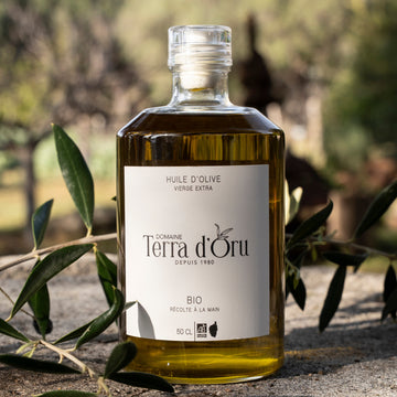 Bouteille de 50cl en verre - Huile d'olive BIO Corse