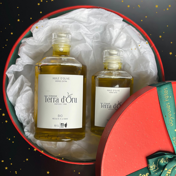 Coffret de Noël – Trésors de Corse (Édition Limitée) - Duo d'huile d'olive